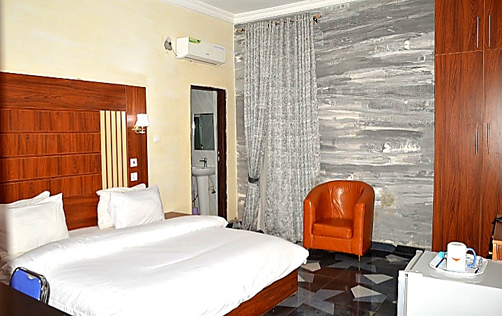 Comfortable guest bedroom